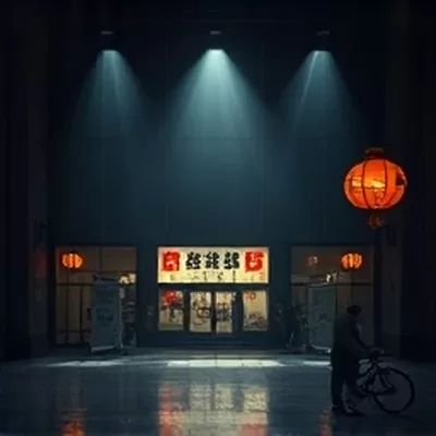 《微光仓库》都市群像封面，仓库微光